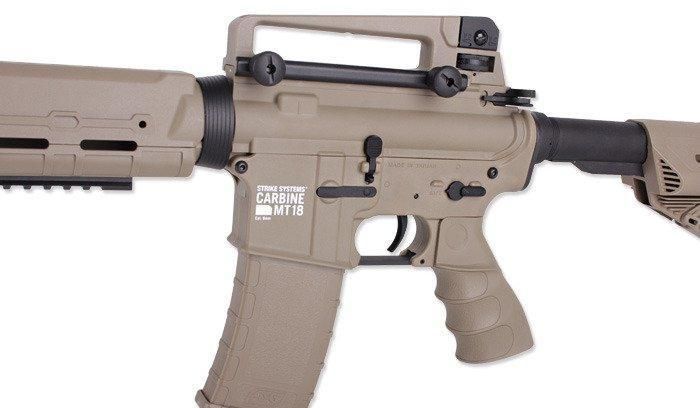 ASG - Strike System MT18 Carbine airsoft - Tan - Sportline - 18899 (для страйкболу) 18128 фото
