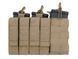 Потрійний подсумок пистолетно-винтовочный 5,56/9MM (4 + 4) - COYOTE [8FIELDS] (для страйкболу) M51613141-TAN фото 1