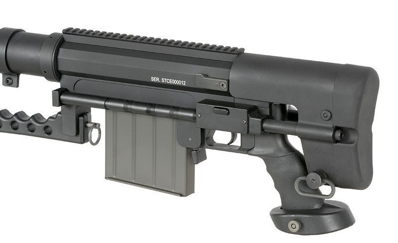 Снайперская винтовка с продольно-скользящим затвором ST200 Full Metal - Black [S&T] (для страйкбола) STSPG10BK фото