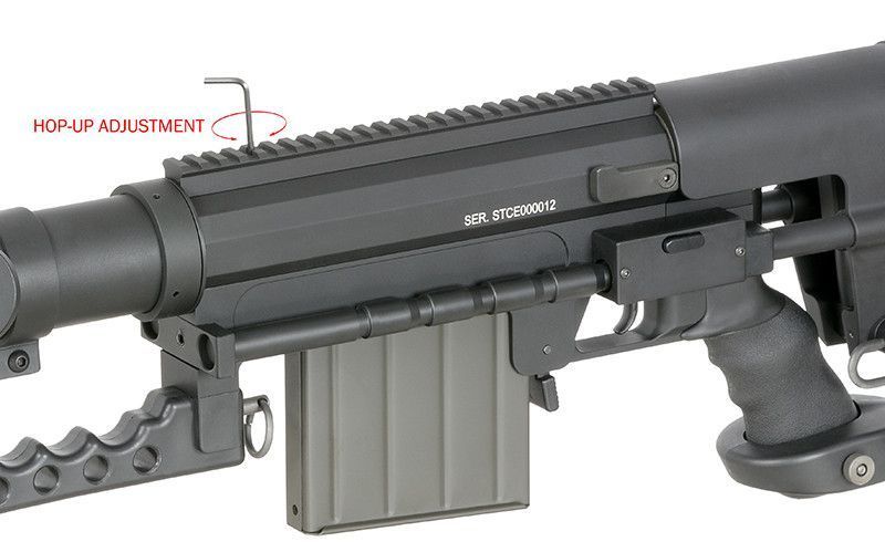 Снайперская винтовка с продольно-скользящим затвором ST200 Full Metal - Black [S&T] (для страйкбола) STSPG10BK фото