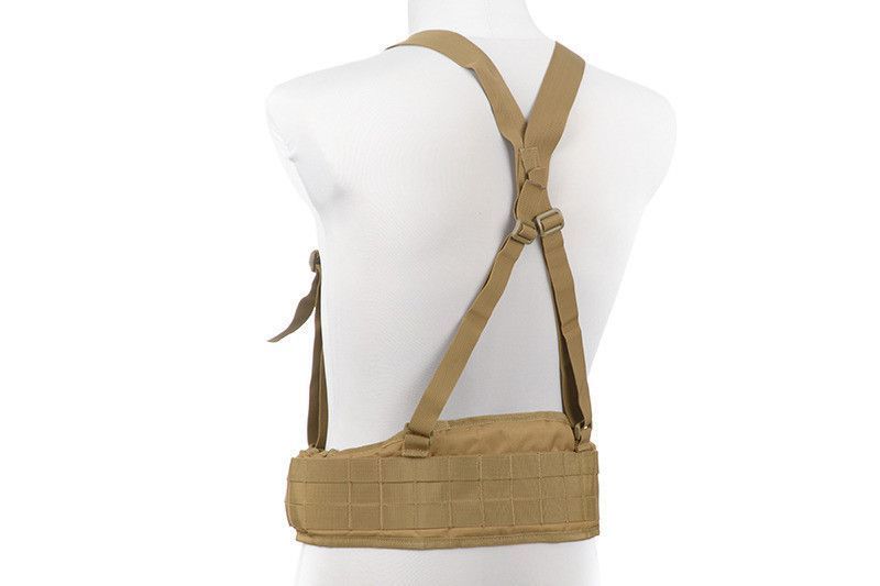 Тактический ремень с подтяжками типа X - tan [GFC Tactical] (для страйкбола) GFT-34-011451 фото