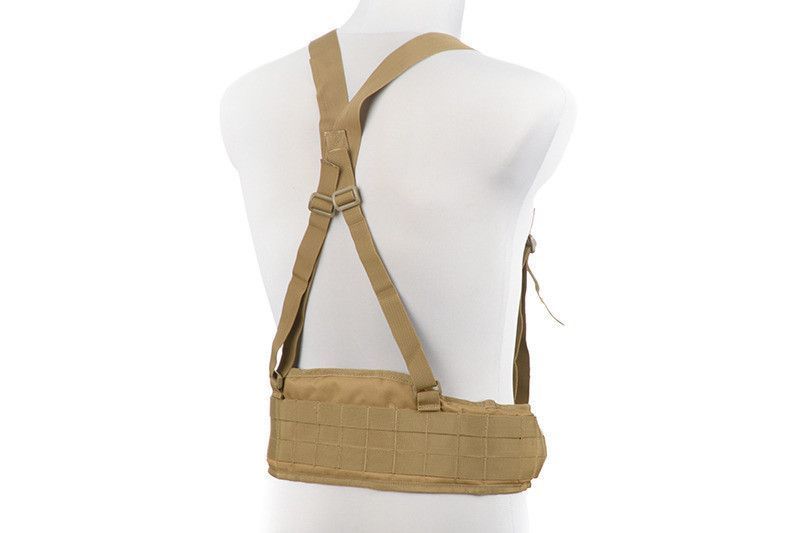 Тактический ремень с подтяжками типа X - tan [GFC Tactical] (для страйкбола) GFT-34-011451 фото