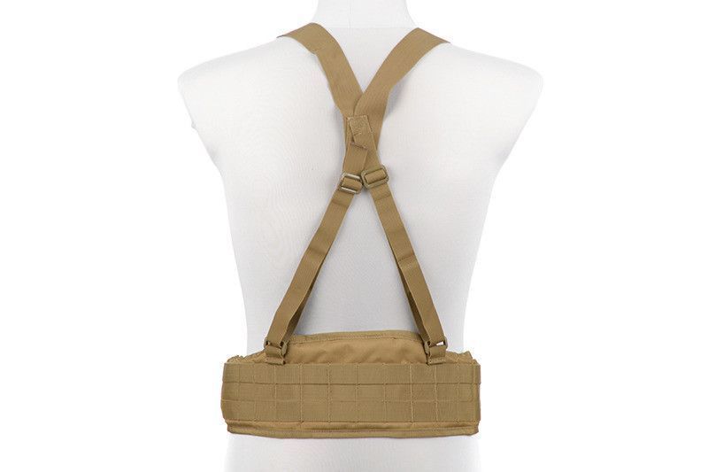 Тактический ремень с подтяжками типа X - tan [GFC Tactical] (для страйкбола) GFT-34-011451 фото