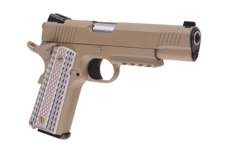 Страйкбольный пістолет 1911 M45A1 - tan [WE] (для страйкболу) WET-02-017222 фото