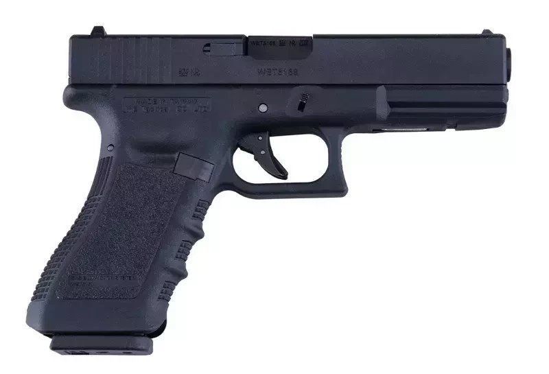 ПІСТОЛЕТ GLOCK 17 GEN.3 METAL GBB GREEN GAS - Black [WE] ss9695 фото