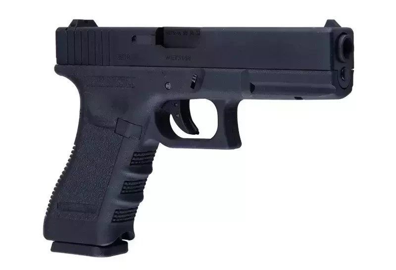 ПІСТОЛЕТ GLOCK 17 GEN.3 METAL GBB GREEN GAS - Black [WE] ss9695 фото