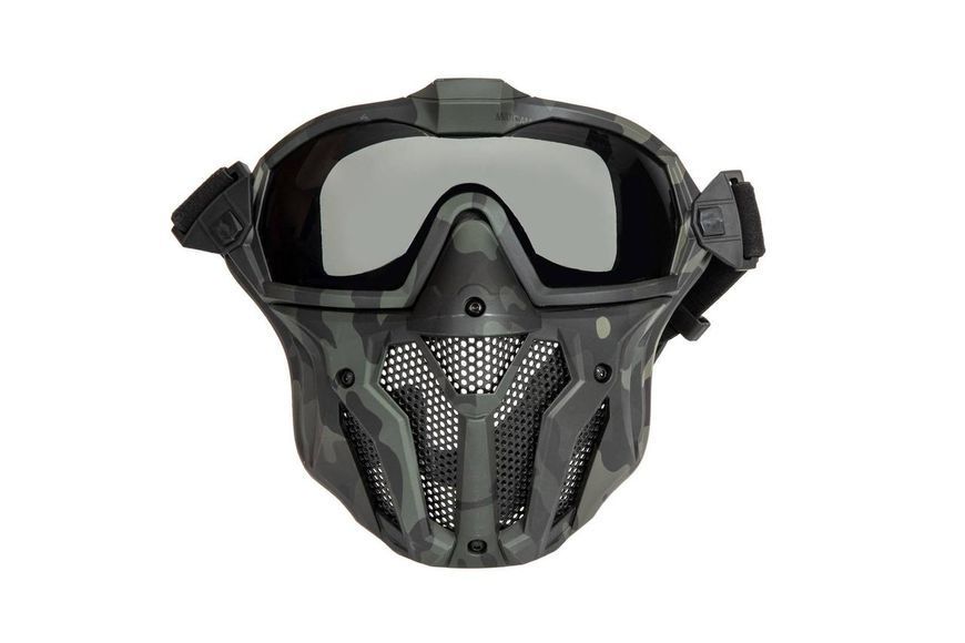 Maska z goglami i wentylatorem - MC black [Ultimate Tactical] (для страйкболу) UTT-28-030296 фото