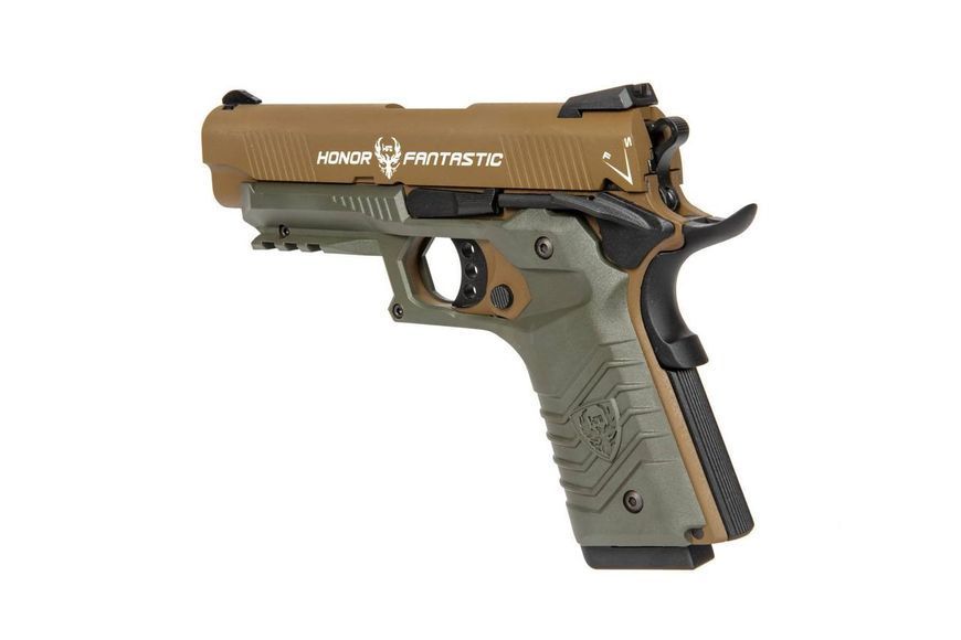 Страйкбольный пістолет HG-172 - tan / olive [HFC] (для страйкболу) HFC-02-029618 фото