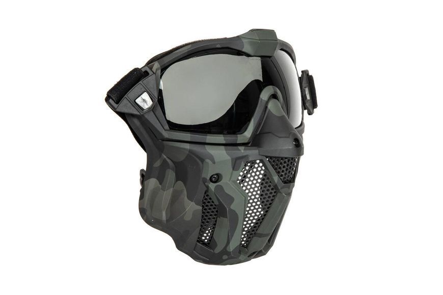 Maska z goglami i wentylatorem - MC black [Ultimate Tactical] (для страйкболу) UTT-28-030296 фото