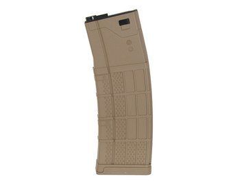 Polimerowy magazynek 450 kulek 416/SCAR16/AR15 - Dark Earth [BattleAxe] (для страйкболу) FBP2319 фото