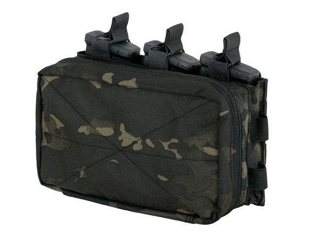 Потрійний підсумок гвинтівковий з кишенею &mdash; Multicam Black [8FIELDS]&nbsp;(для страйкболу) M51613213-MB фото