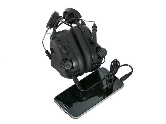 Earmor - Активные наушники M31H для шлемов FAST - черный - M31H для шлемов ARC-BK [EARMOR] M31H-BK фото