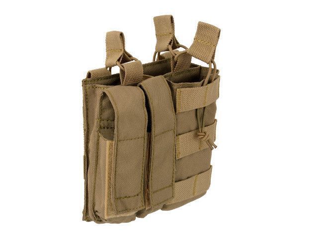 Подвійний подсумок пистолетно-винтовочный для магазинів 5,56/9mm - Coyote [8FIELDS] (для страйкболу) M51613142-TAN фото