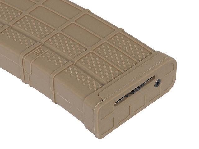 Polimerowy magazynek 450 kulek 416/SCAR16/AR15 - Dark Earth [BattleAxe] (для страйкболу) FBP2319 фото