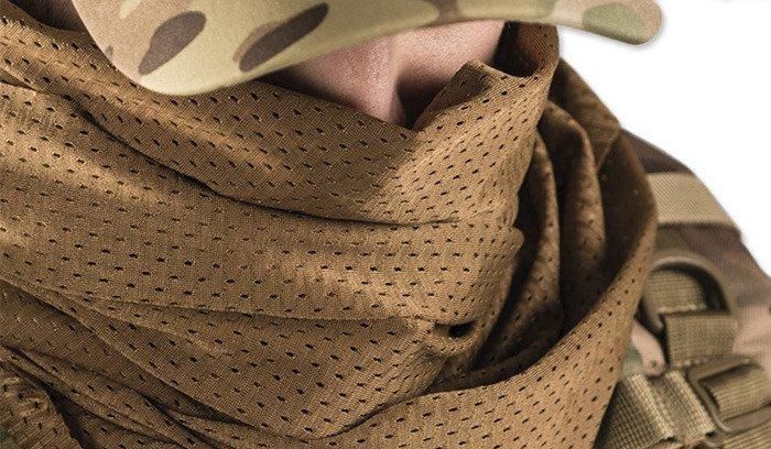 Mil-Tec - Mesh Net Scarf - OD Green - 12627001 (для страйкболу) 16838 фото