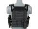 Jump Plate Carrier с аналогам баллистических пластин, подсумками - BLACK [8FIELDS] (для страйкбола) M51611021-1-BK фото 4