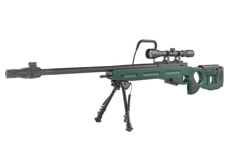 Снайперська гвинтівка SV-98 CORE&trade; з оптикою і сошками - russian green [Specna Arms] (для SPE-03-027055 фото