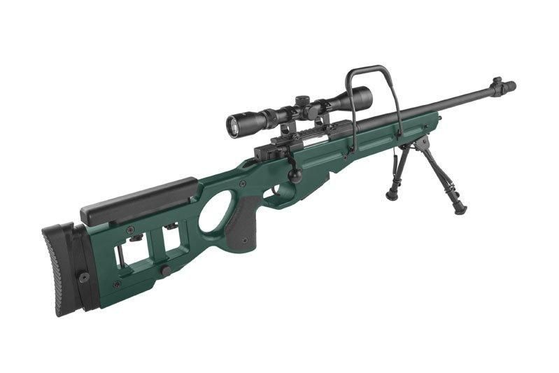 Снайперська гвинтівка SV-98 CORE&trade; з оптикою і сошками - russian green [Specna Arms] (для SPE-03-027055 фото