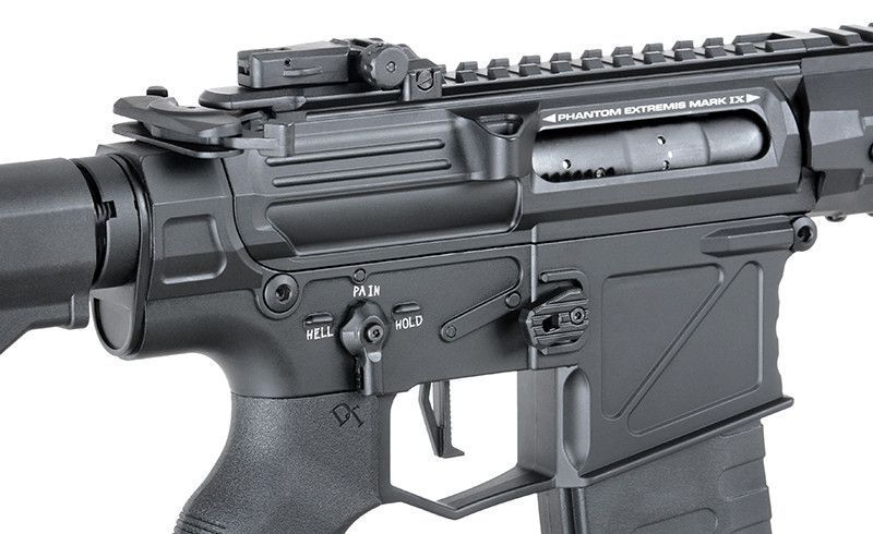 Phantom Extremis Rifle MK9 eSilver Edge - Black [APS] (для страйкбола) EMARKIX фото