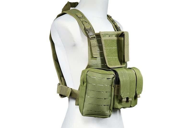 Жилет тактичний (розвантажувальний) типу MBSS (LaserCut) - olive [GFC Tactical] (для страйкболу) GFT-18-018407 фото