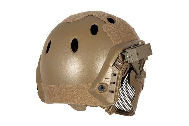 Страйкбольный аналог hełmu FAST PJ Piloteer II - tan [Ultimate Tactical] (для страйкболу) UTT-21-028247 фото