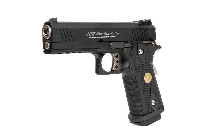 Страйкбольный пистолет Hi-Capa 4.3 Maple Leaf OPS Special Edition - Black [WE]&nbsp;(для страйкбола) WET-02-028911 фото