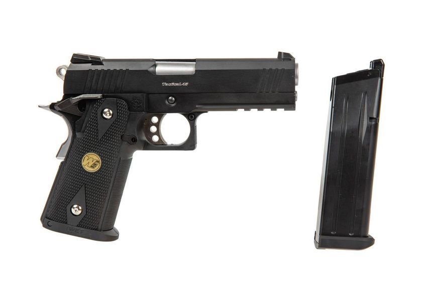Страйкбольный пистолет Hi-Capa 4.3 Maple Leaf OPS Special Edition - Black [WE]&nbsp;(для страйкбола) WET-02-028911 фото