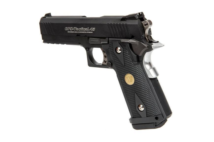 Страйкбольный пистолет Hi-Capa 4.3 Maple Leaf OPS Special Edition - Black [WE]&nbsp;(для страйкбола) WET-02-028911 фото