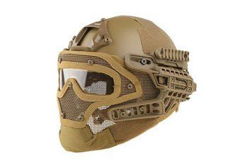 Аналог шолома FAST Gunner (MH) - Tan [Ultimate Tactical] (для страйкболу) UTT-21-017165 фото