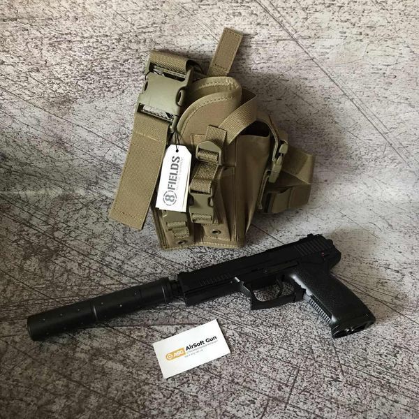 Стегновий кобура для пістолета MK23 SOCOM - Coyote [8FIELDS] M51613047-TAN фото