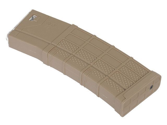 Полимерный магазин 150 шаров 416/SCAR16/AR15 - Dark Earth [BattleAxe] (для страйкбола) FBP2320 фото