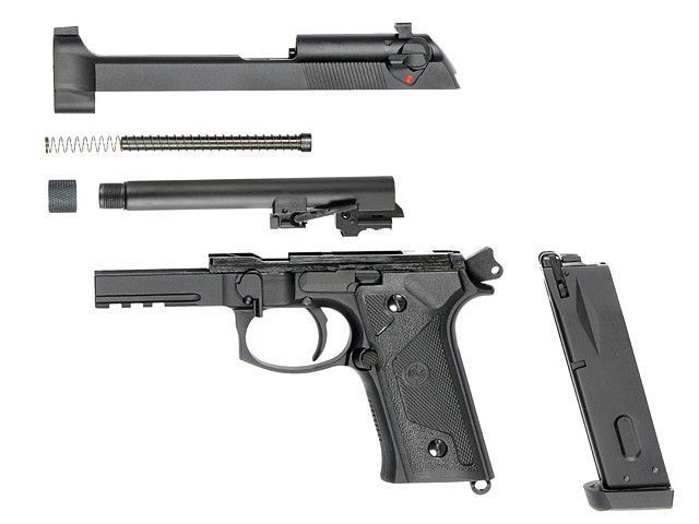 SR9A3 (Dual Powered GAS/CO2) - Black [SRC] (для страйкболу) GB-0710 фото