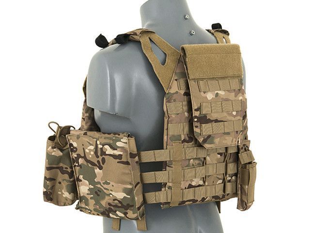 Jump Plate Carrier с аналогом баллистических пластин, подсумками - Multicam [8FIELDS] (для страйкболу) M51611021-1-CP фото