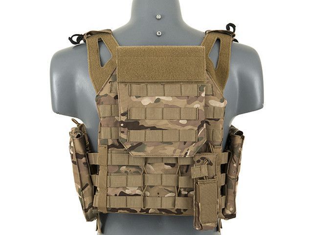 Jump Plate Carrier с аналогом баллистических пластин, подсумками - Multicam [8FIELDS] (для страйкболу) M51611021-1-CP фото