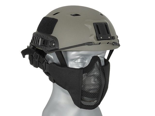 Маска Stalker Evo с монтажом для шлема FAST - black [Ultimate Tactical] UTT-28-017151(MA-45-BK) фото