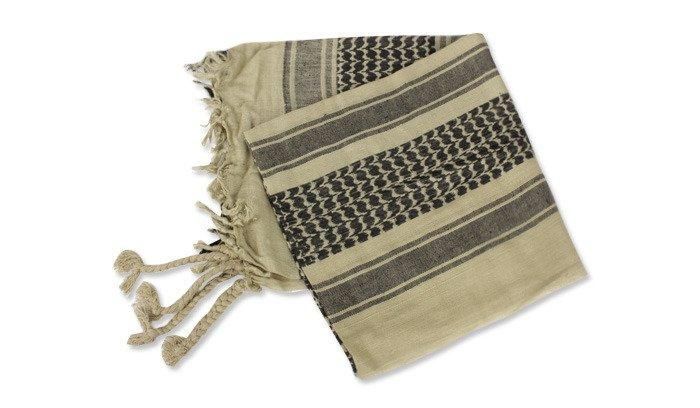 Mil-Tec - Shemagh Khaki-Black - 12611000 (для страйкбола) 1122 фото