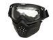 Maska ochronna Anti-Fog - Black/Clear [FMA] (для страйкболу) TB1111 фото 2