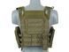 Jump Plate Carrier с аналогом баллистических пластин, подсумками - OLIVE [8FIELDS] (для страйкболу) M51611021-1-OD фото 4