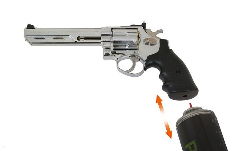 Страйкбольный револьвер HG-133C Revolver (Green Gas Powered) [HFC] (для страйкбола) HG-133C264 фото