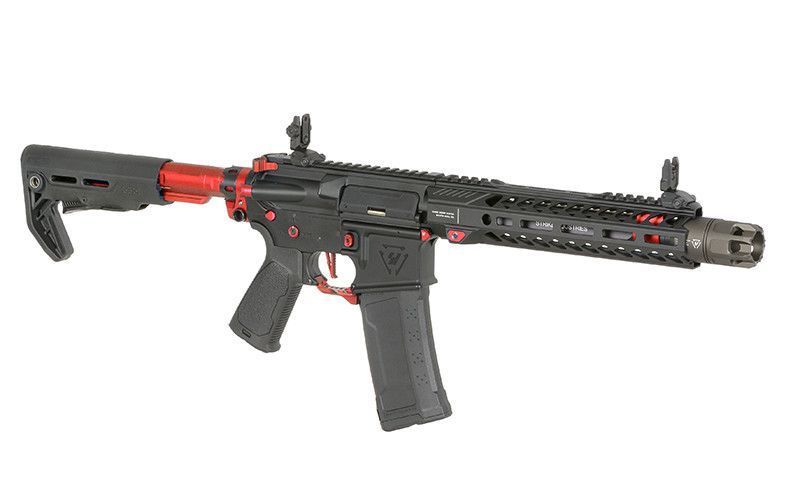Страйкбольний автомат Strike Industries 10" Raiders SBR AEG GEN-2 - Red [EMG] (для страйкболу) FB4158EG2PL фото
