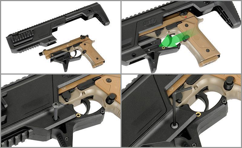 M92/M9 Conversion Kit [STTi] (для страйкболу) ST-0923R-B фото