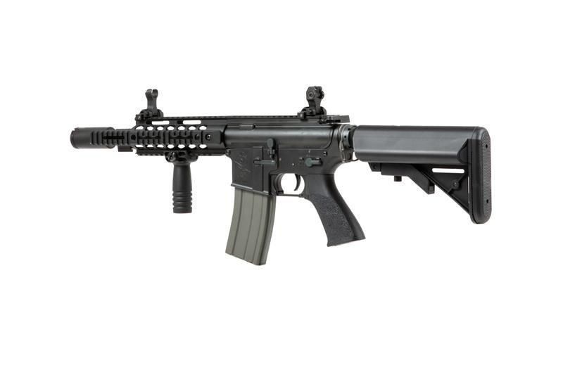 Страйкбольный аналог karabinka M4 CQB-4 - czarna [ARES] (для страйкболу) ARE-01-026186 фото