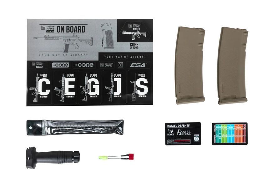 Штурмова гвинтівка Daniel Defense&reg; MK18 SA-C19 CORE&trade; HAL ETU&trade; Gen.2 - Chaos Bronze [Specna Arms] SPE-01-047112 фото