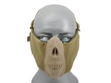 Maska SKULL FACE z ochroną uszu - Tan [CS]&nbsp;(для страйкбола) FBP2378TAN фото