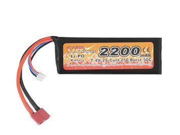 Акумулятор Li-Po 2200mAh 7,4V 25/40C T-CONNECTOR [Victory Battery] (для страйкболу) VL252274TC фото