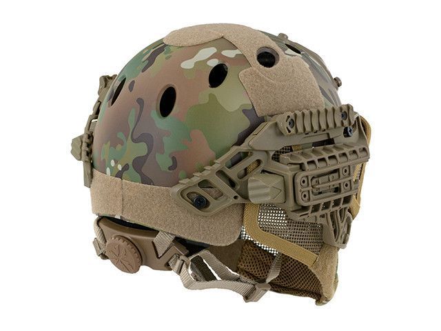 Тактический шлем Fast Z Metalową Maską W Systemie G4 - Multicam [Emerson] (для страйкбола) BD9197K фото