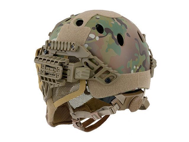 Тактический шлем Fast Z Metalową Maską W Systemie G4 - Multicam [Emerson] (для страйкбола) BD9197K фото