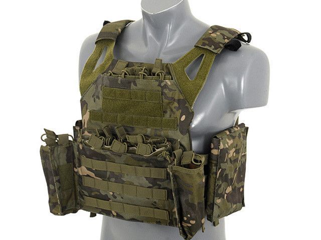 Jump Plate Carrier с аналогам баллистических пластин, подсумками - Multicam Tropic [8FIELDS] M51611021-1-MT фото