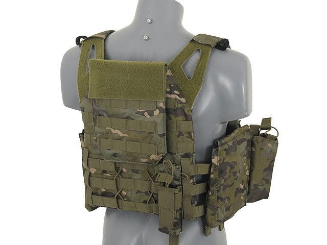 Jump Plate Carrier с аналогам баллистических пластин, подсумками - Multicam Tropic [8FIELDS] M51611021-1-MT фото