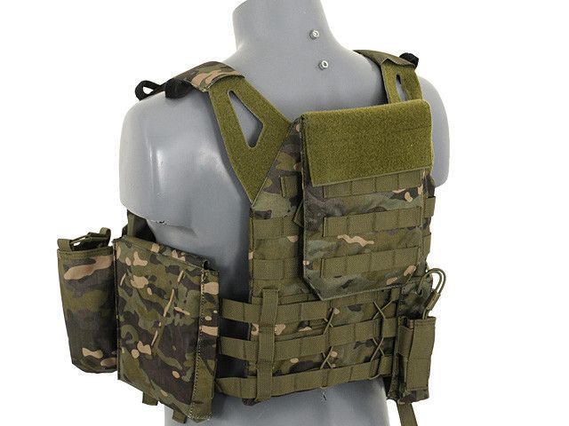 Jump Plate Carrier с аналогам баллистических пластин, подсумками - Multicam Tropic [8FIELDS] M51611021-1-MT фото